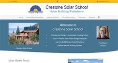 Desktop Screenshot of crestonesolarschool.com
