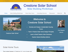 Tablet Screenshot of crestonesolarschool.com